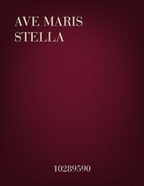 Ave Maris Stella SSAA Singer's Edition cover